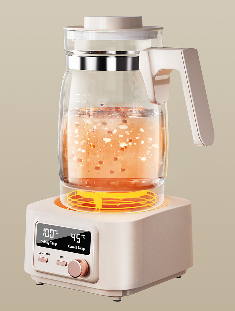 White Touch-Control Multi-Function Formula Maker feature
